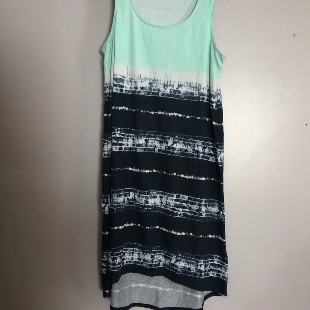 Sundress/ beach coverup with asymmetrical hem
